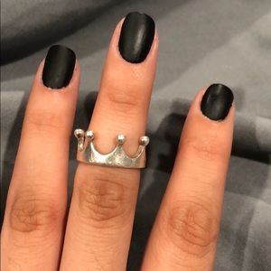 James Avery crown ring